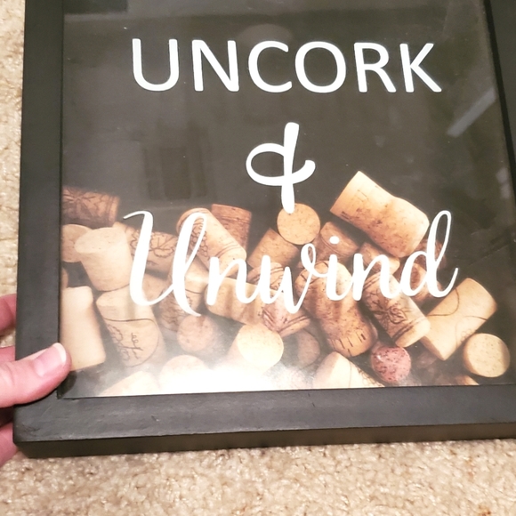 Accents Mothers Day Gift Wine Bottle Cork Shadow Box Keepsake